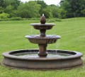Скульптурный фонтан малый три чаши, для дома и парка код Polien 12-12