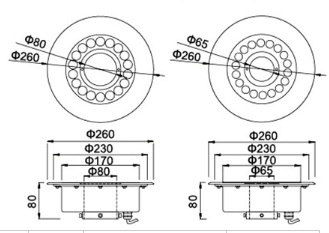      IP68 / 220AquaGMKH 6W / 9W